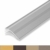 (12,55EUR/m) Übergangsprofil Höhenausgleichsprofil 45 x 900 mm silberfarben selbstklebend Nahtdeckprofil Dehnungsfugenprofil Abdeckleiste Höhenausgleich 2-20 mm - 4