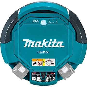 Makita Akku-Saugroboter 2 x 18 V (ohne Akku mit Ladegerät), 1 Stück, türkis/schwarz, DRC200Z - 2