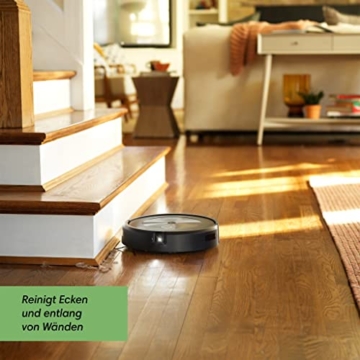 iRobot® Roomba® j7+ WLAN-fähiger Saugroboter mit automatischer Absaugstation, Kartierung und Zwei Gummibürsten für alle Böden -Objekterkennung und -vermeidung - Lernt und kartiert - 11